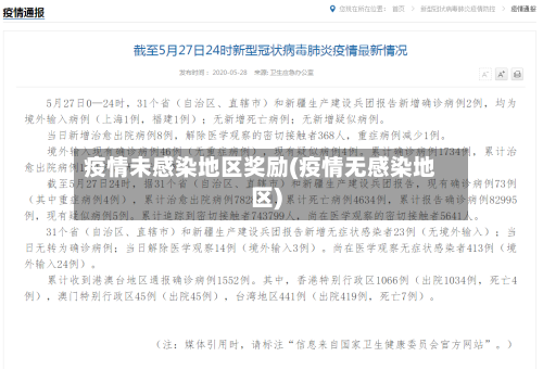疫情未感染地区奖励(疫情无感染地区)-第2张图片