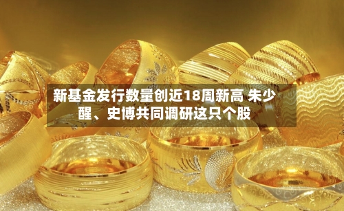 新基金发行数量创近18周新高 朱少醒、史博共同调研这只个股-第2张图片