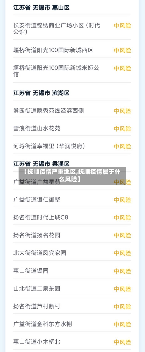 【抚顺疫情严重地区,抚顺疫情属于什么风险】-第2张图片