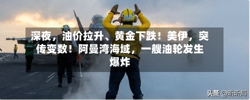 深夜，油价拉升	、黄金下跌！美伊，突传变数！阿曼湾海域	，一艘油轮发生爆炸-第2张图片
